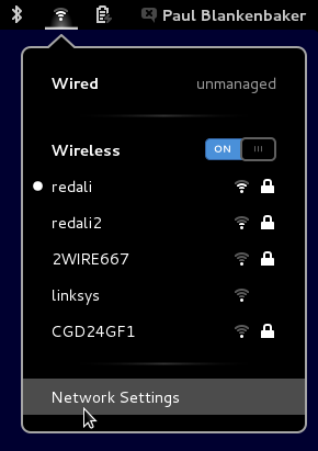 Use Network Settings To Select A Wireless Network