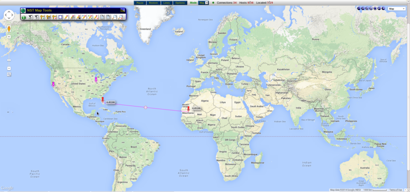 World Map Distance Measure